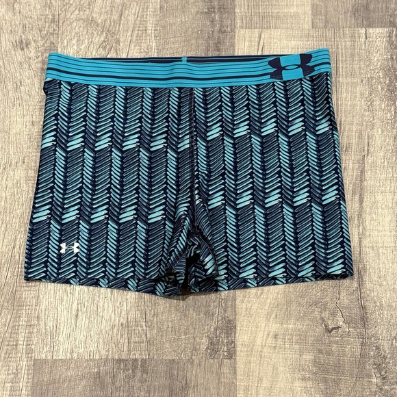 Under Armour Large Biker Compression Shorts Volleyball Dance Cheer - Picture 1 of 5